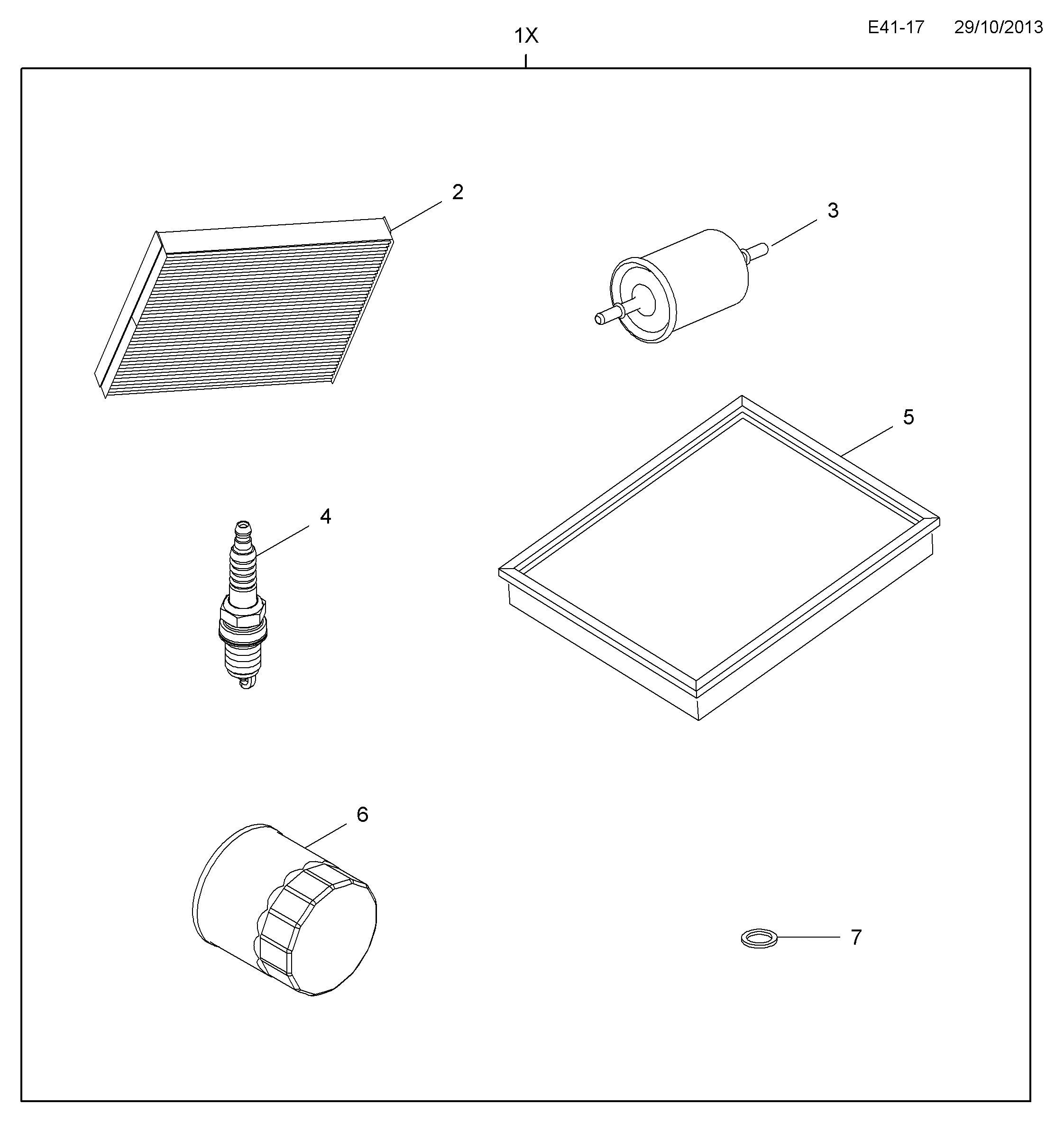 DAEWOO 12 14 000 - PLUG, ASSY., SPARK (FLR8LDCU) (PACK OF 10) (NLS.- USE 95519055   parts5.com