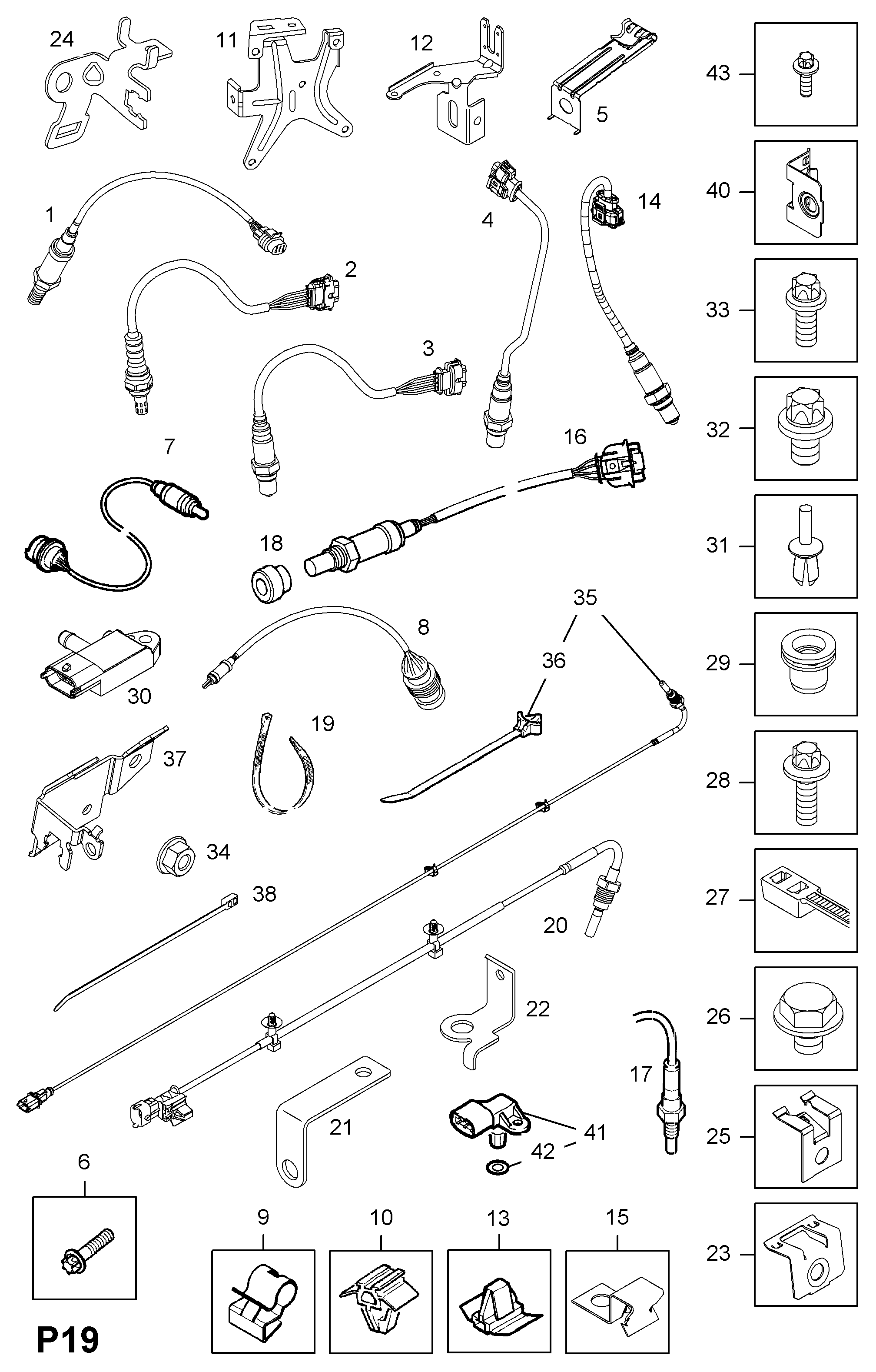 Opel 8 55 390 - Lambda Sensor parts5.com