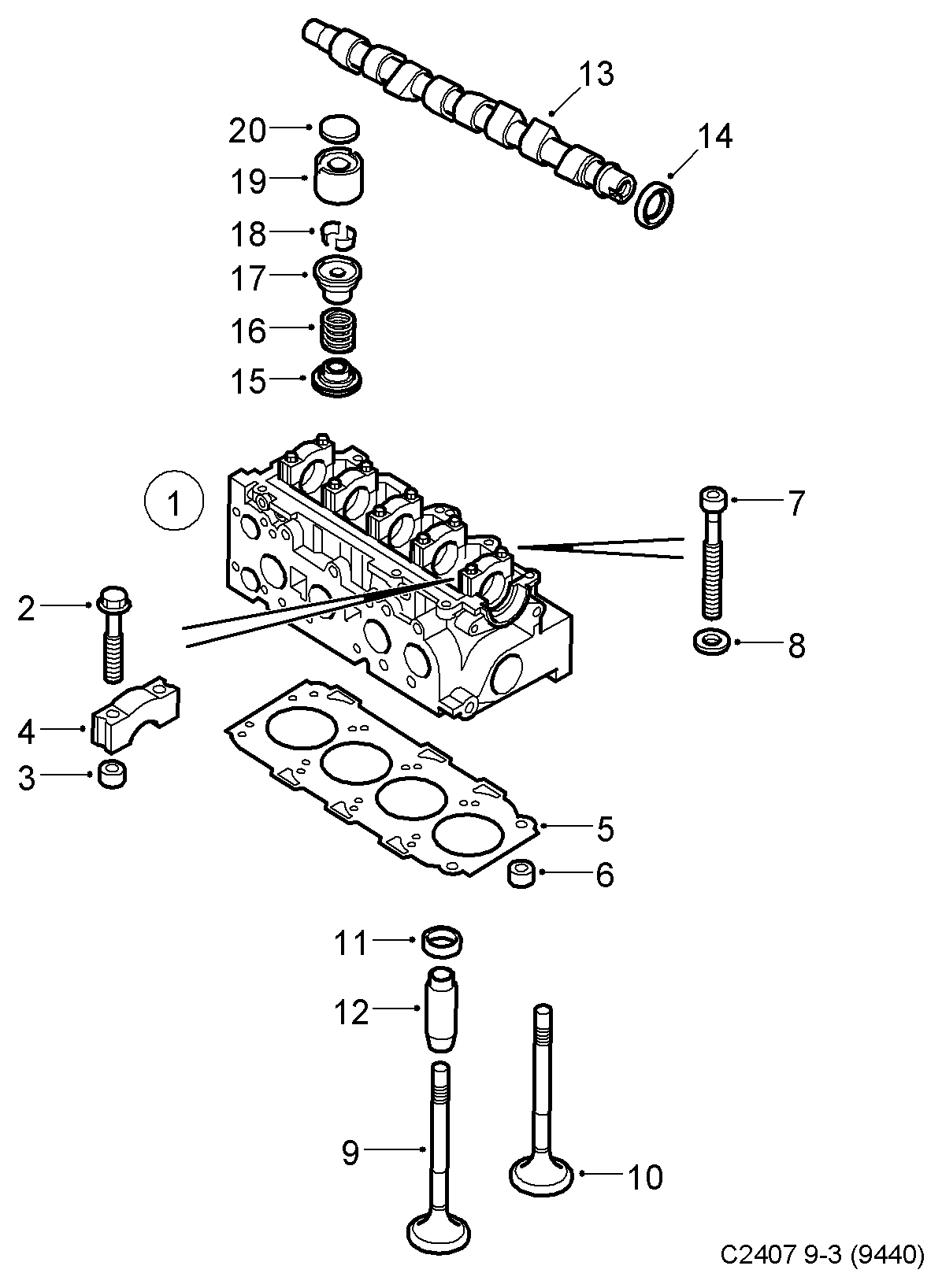 Vauxhall 93178835 - Seal Ring, valve stem parts5.com