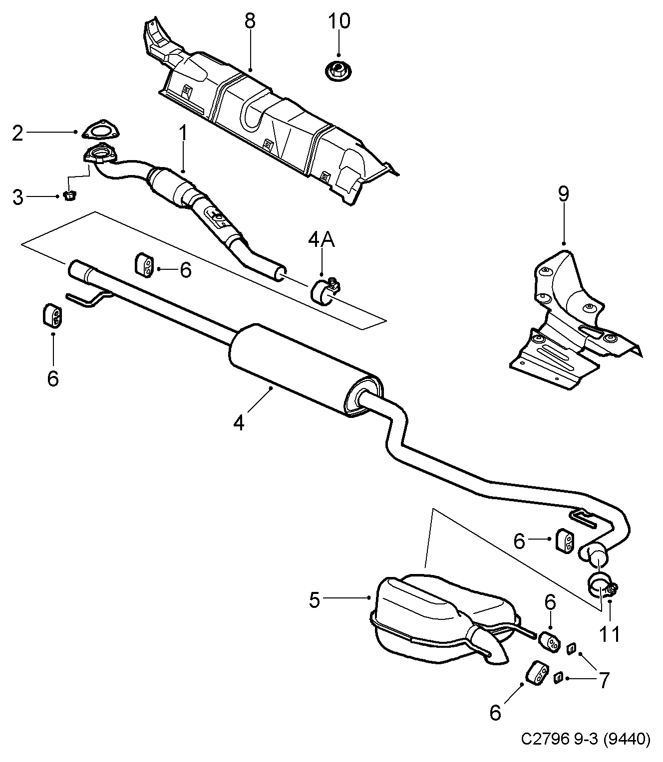 Opel 55 557 507 - Gasket, exhaust pipe parts5.com