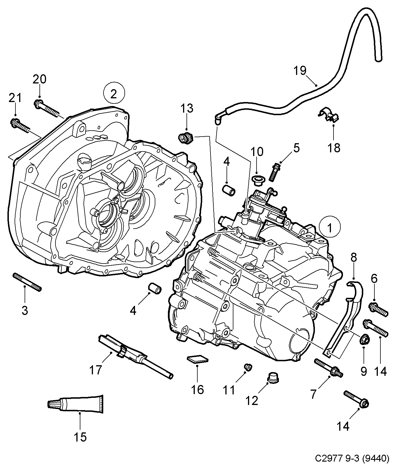 Opel 90 543 772 - Gasket, oil sump parts5.com