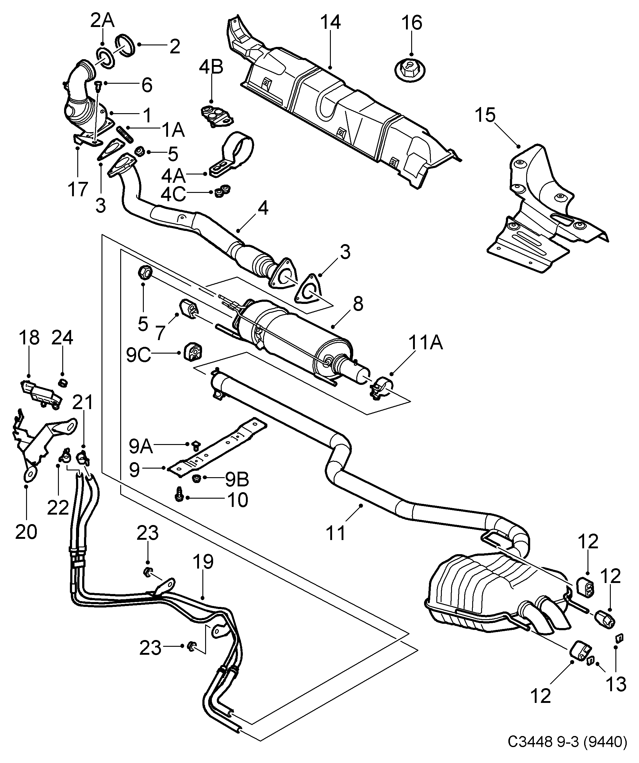 Opel 11094436 - Top Strut Mounting parts5.com