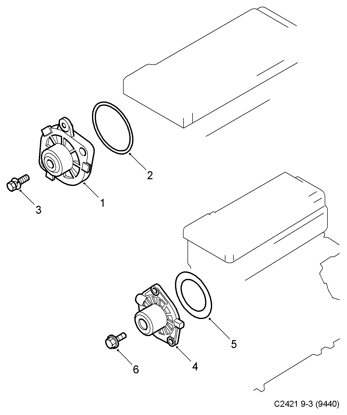 Opel 93 17 8713 - Водна помпа+ к-кт ангренажен ремък parts5.com