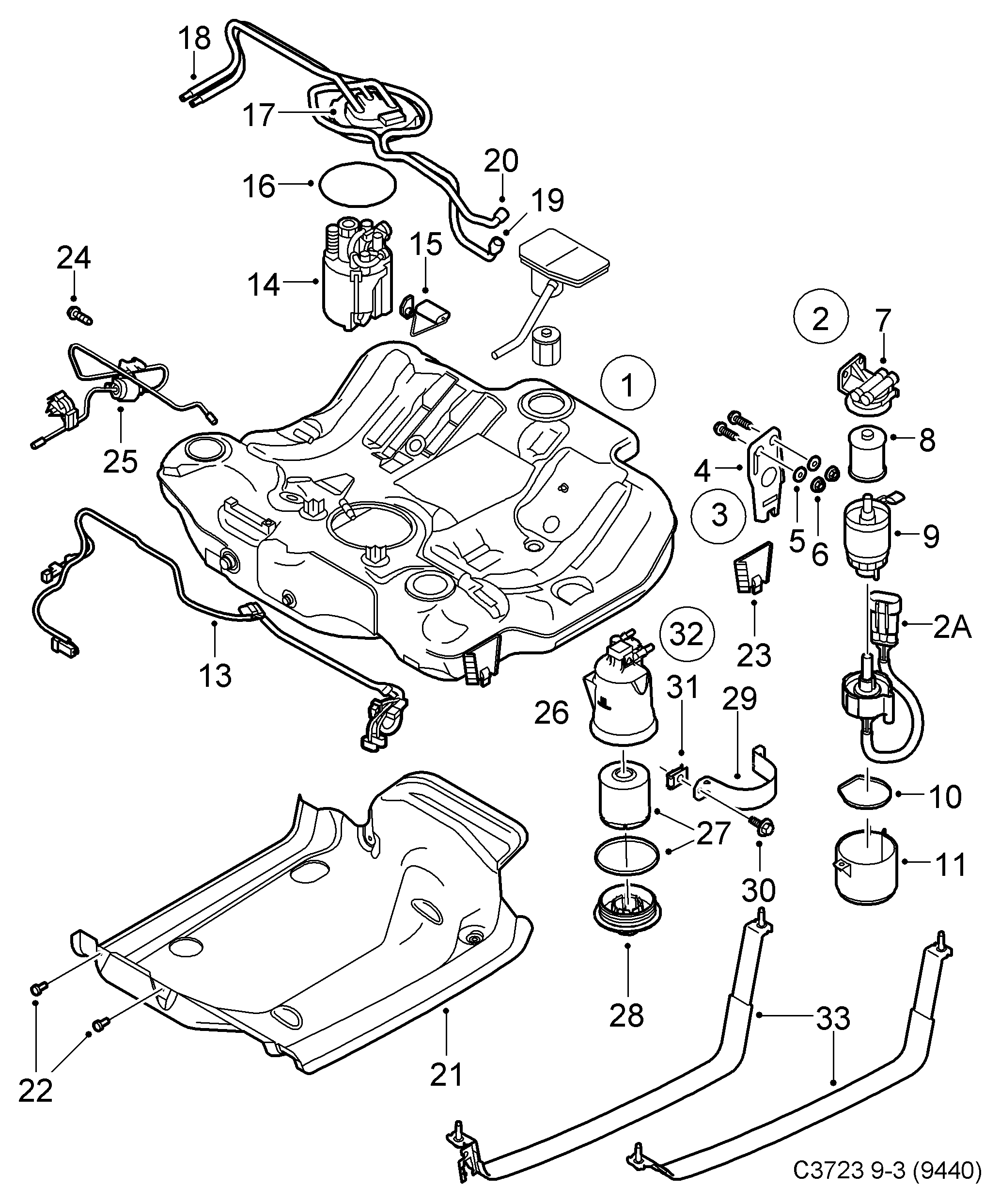 GMC 13263262 - Filter za gorivo parts5.com