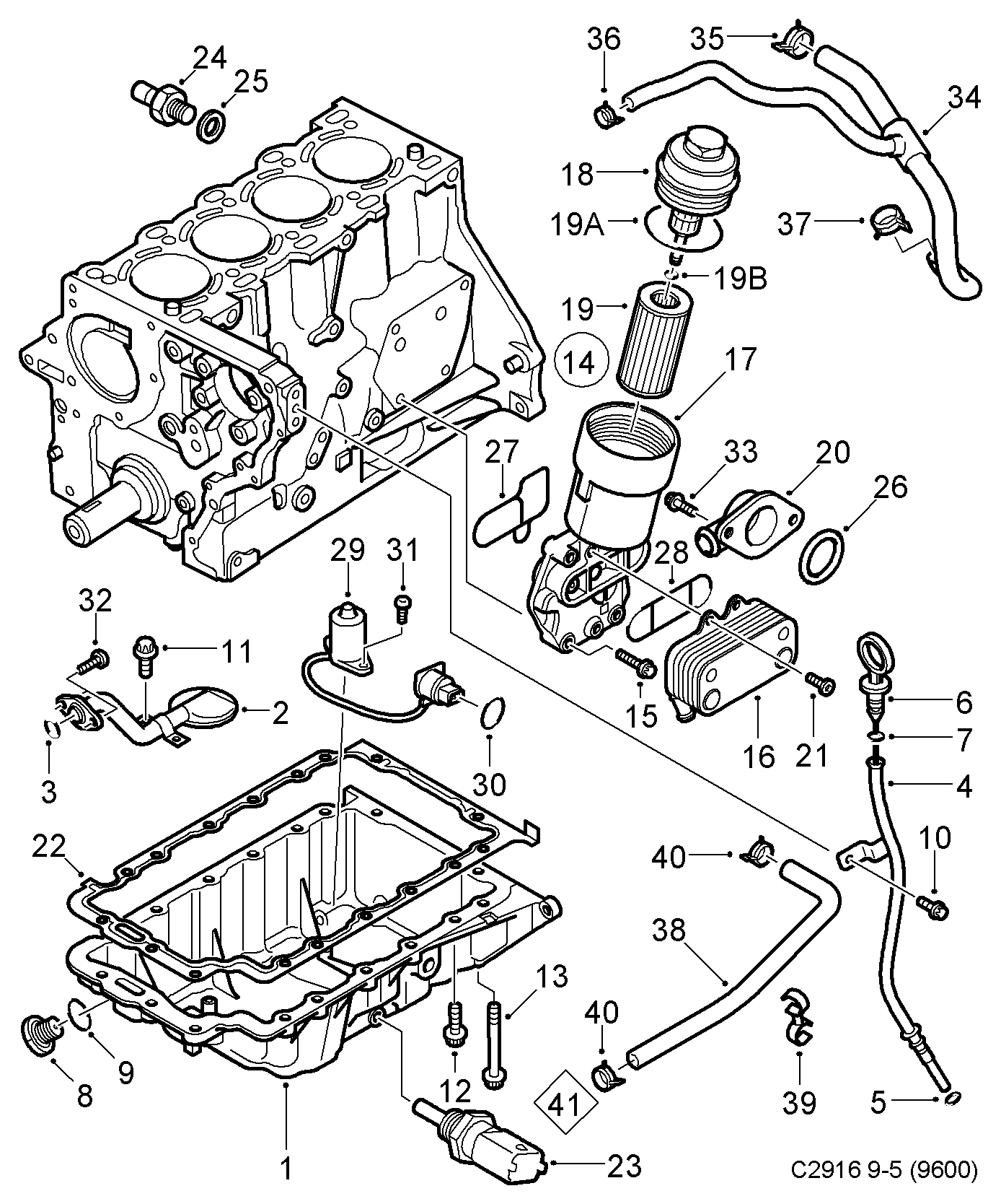 SAAB 53 41 391 - Датчик, температура охлаждающей жидкости parts5.com