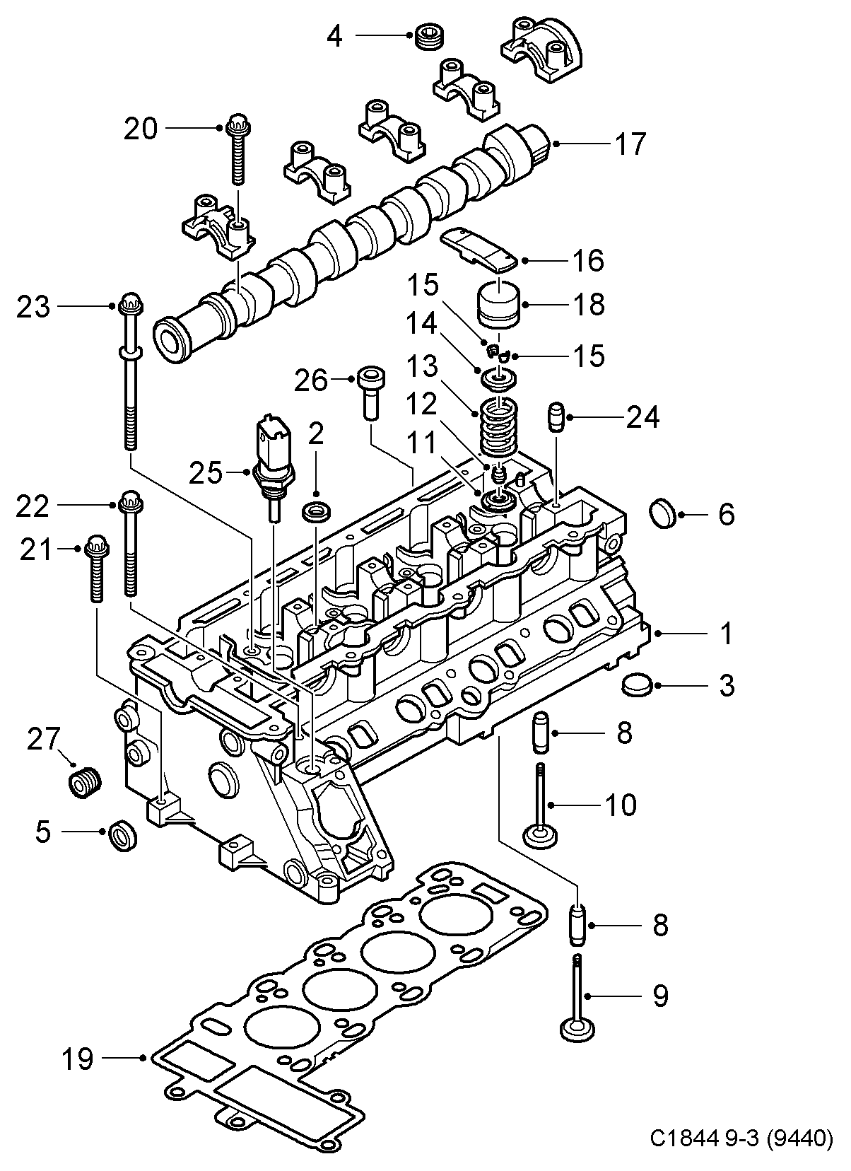 SAAB 90 570 185 - Αισθητήρας, θερμοκρ. ψυκτικού υγρού parts5.com