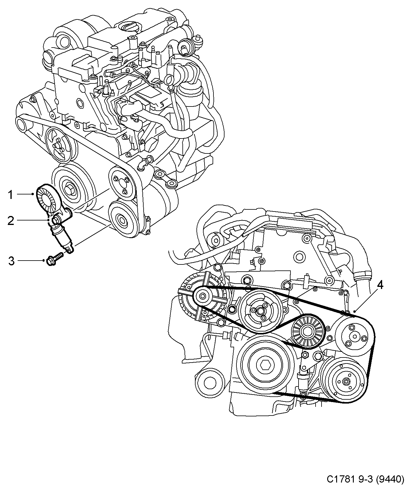 Vauxhall 24452030 - Ιμάντας poly-V parts5.com