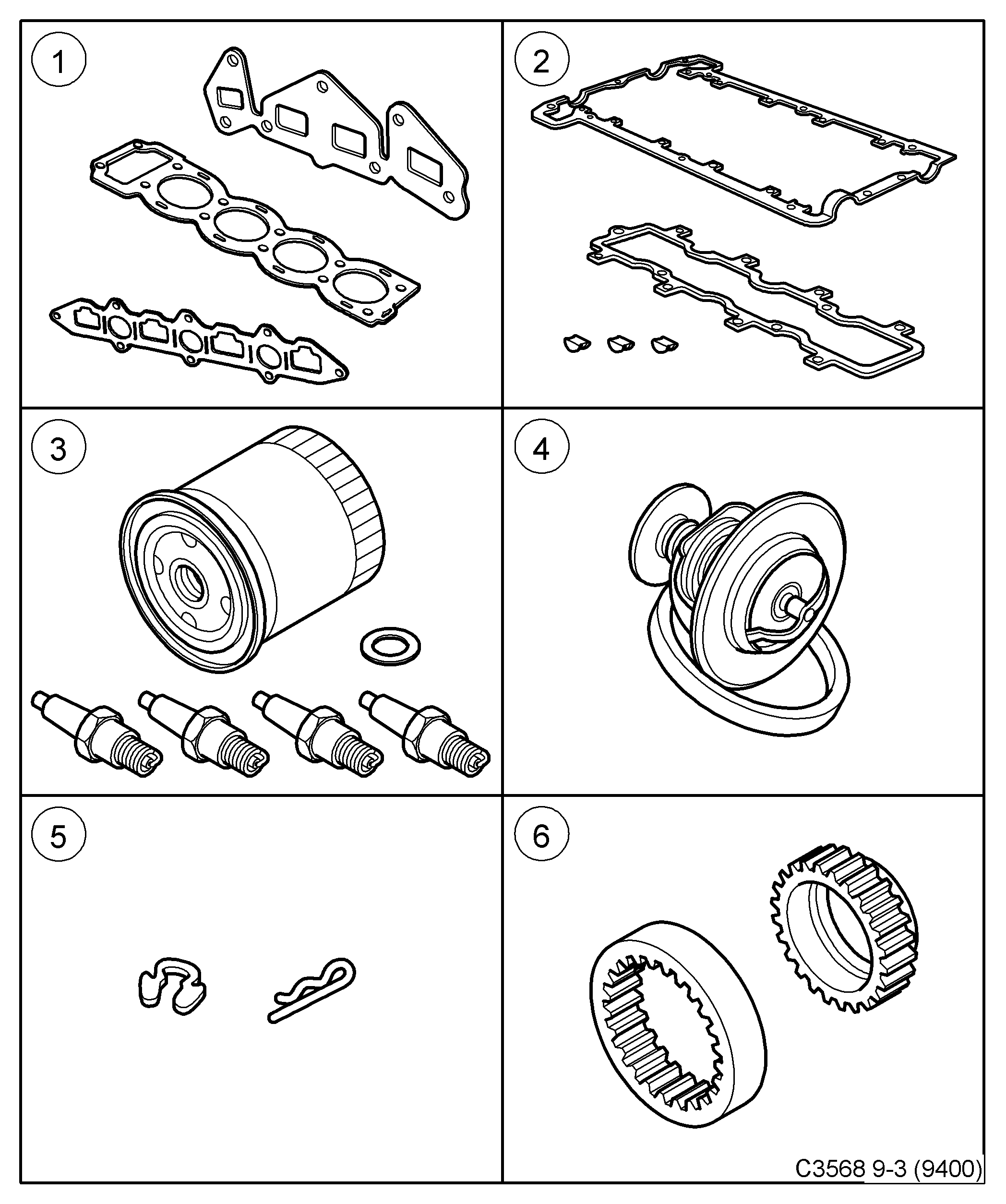 SAAB 93186554 - Öljynsuodatin parts5.com