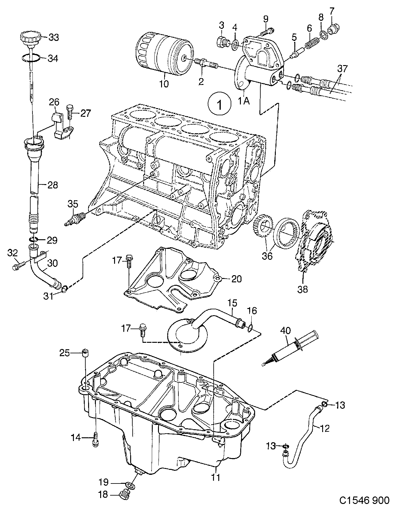 SAAB 91 09 182 - Sender Unit, oil pressure parts5.com