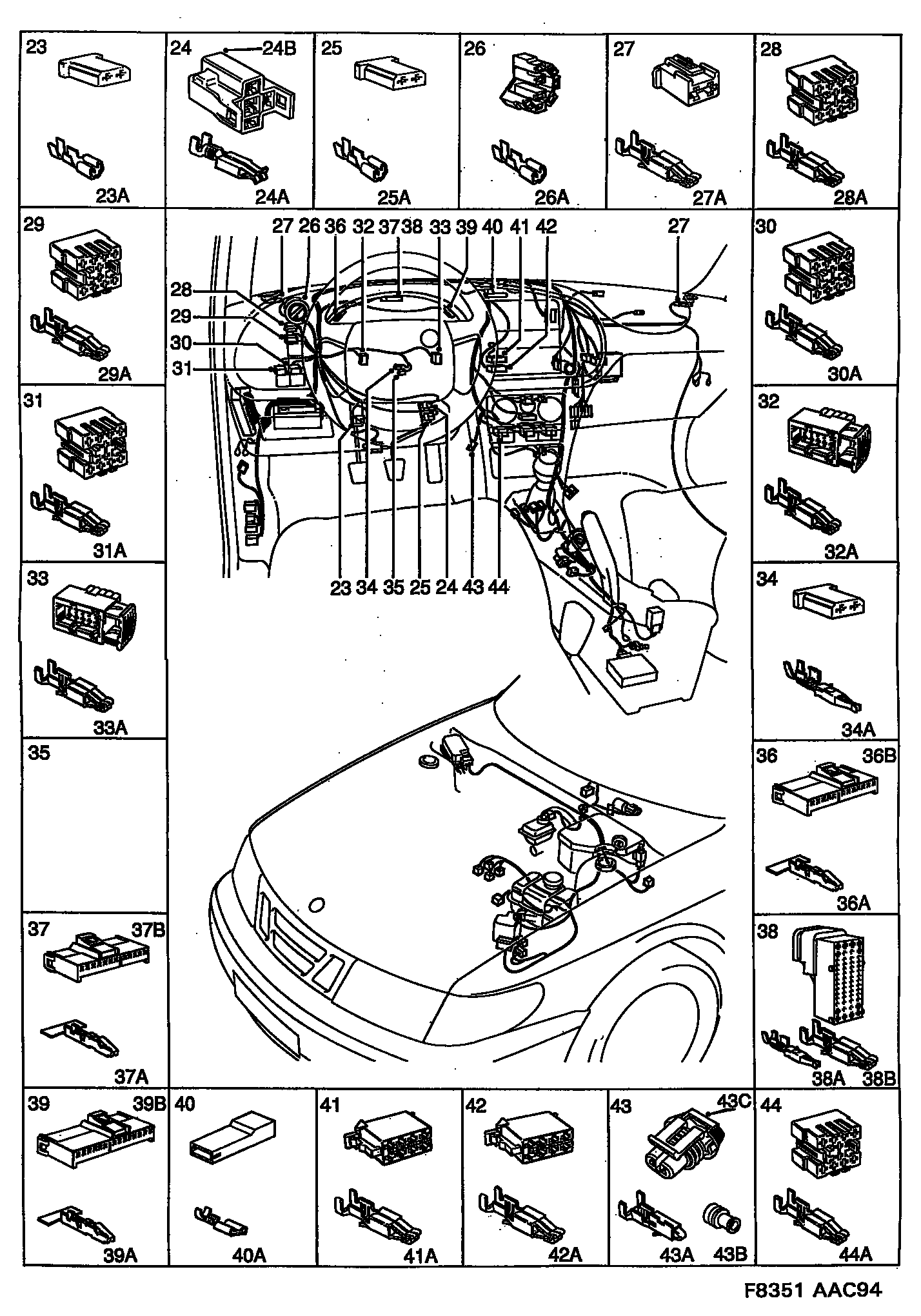 Opel 4409165 - Furtun frana parts5.com