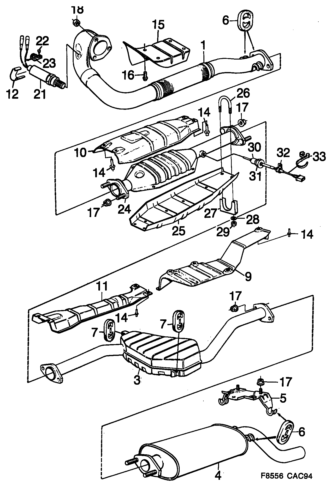 SAAB 91 46 937 - Lamda-sonda parts5.com