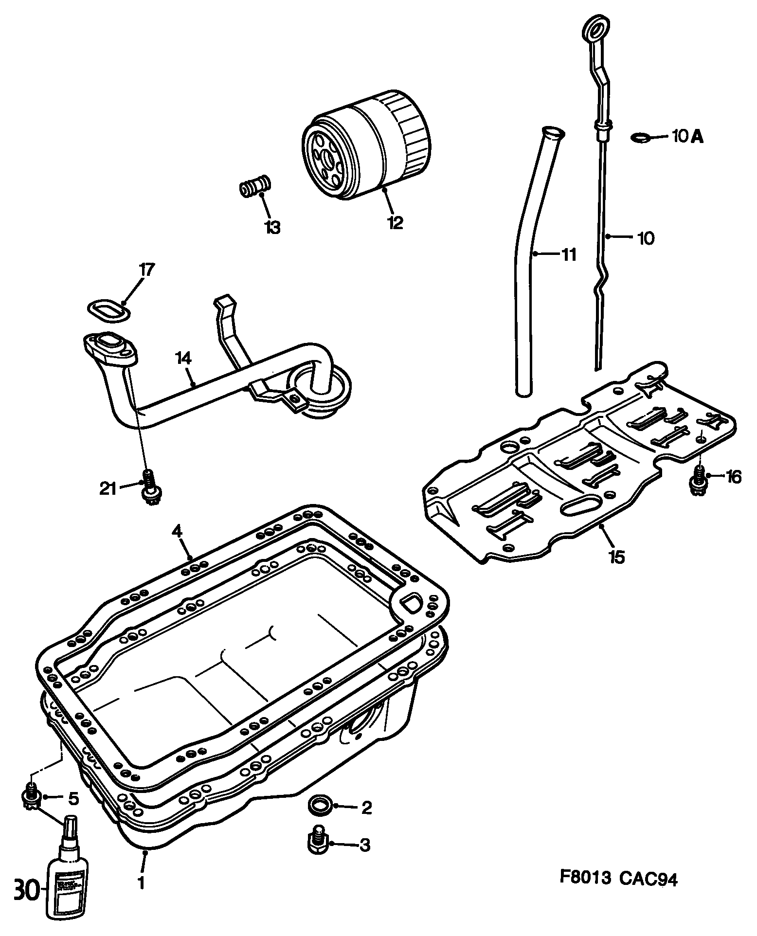 SAAB 45 02 142 - Βιδωτή τάπα, λεκάνη λαδιού parts5.com