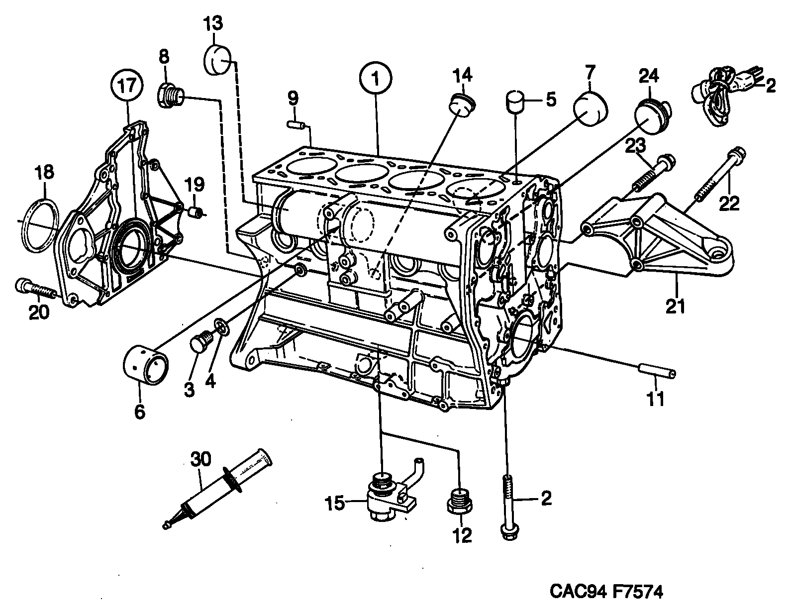 Chevrolet 9117557 - Filtru aer parts5.com