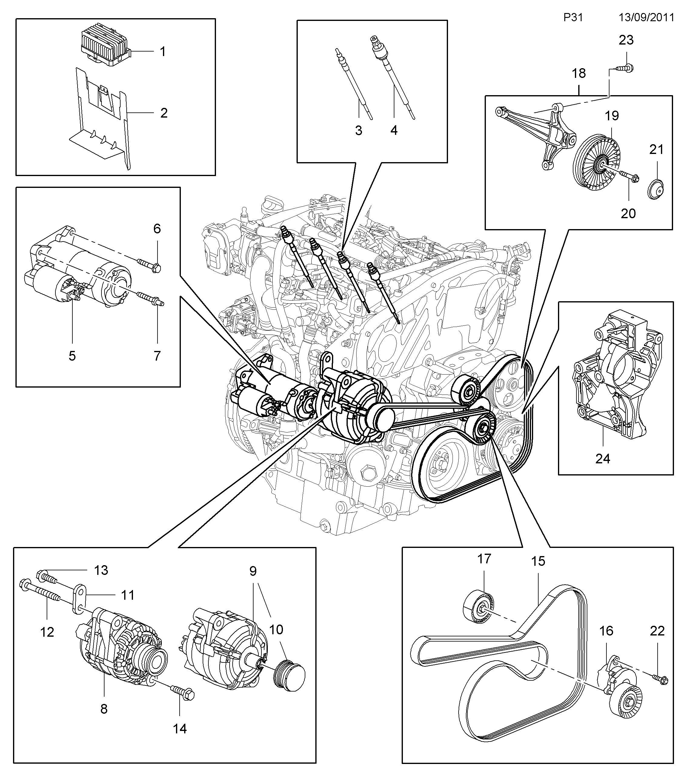 Opel 1202594 - Startér parts5.com