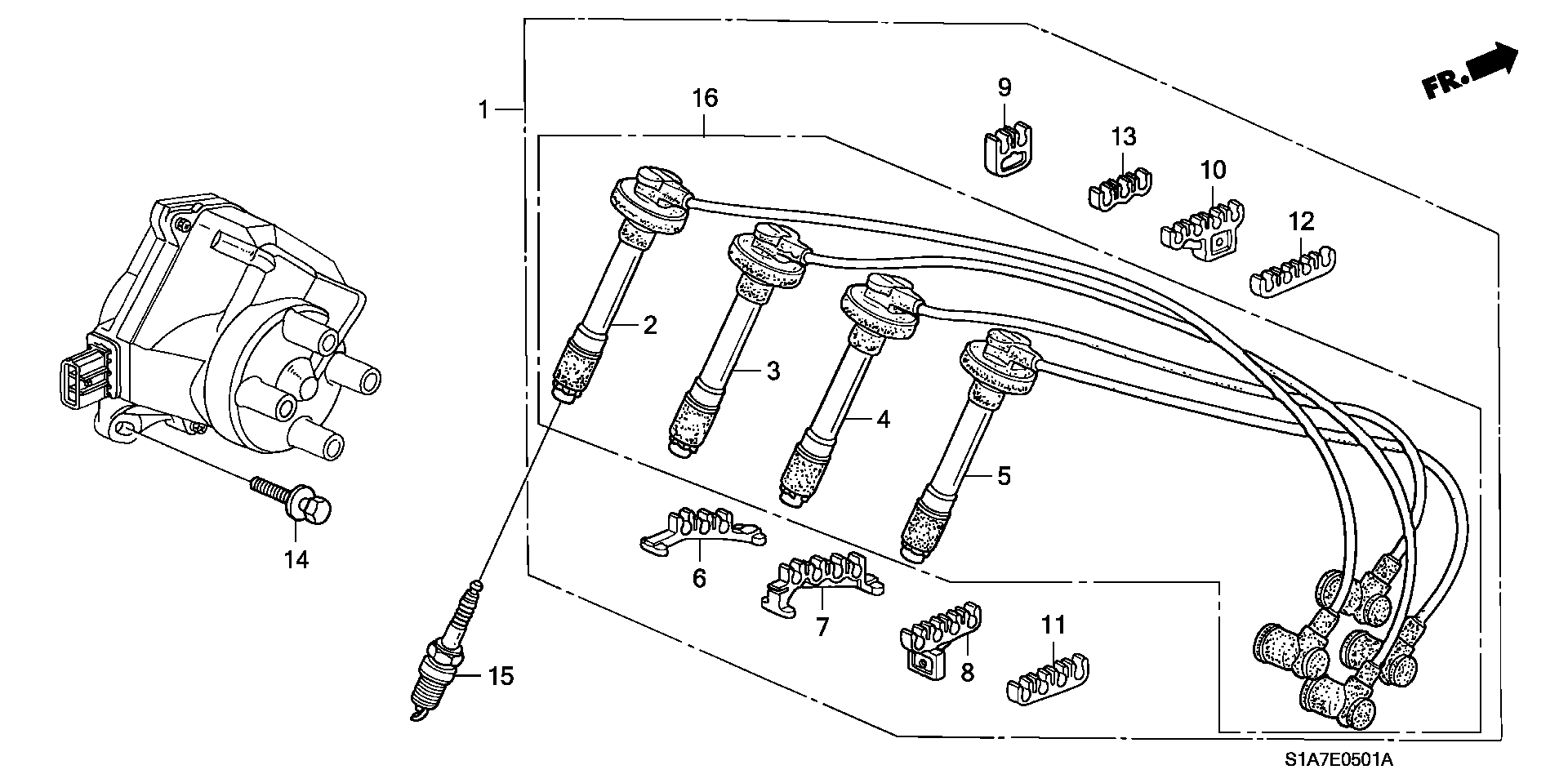 Honda 98079-561-4G - Gyújtógyertya parts5.com