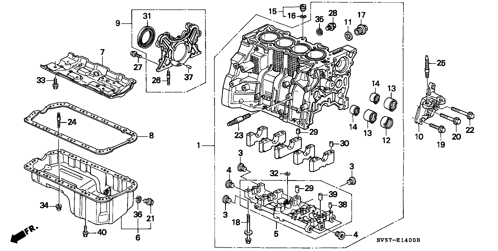 Honda 91214PR4A01 - Anillo retén, cigüeñal parts5.com