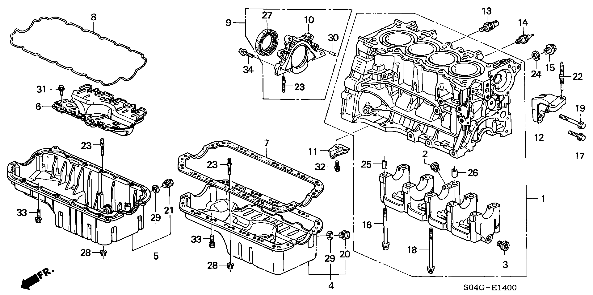 Honda 91214-PAA-A01 - Bague d'étanchéité, vilebrequin parts5.com