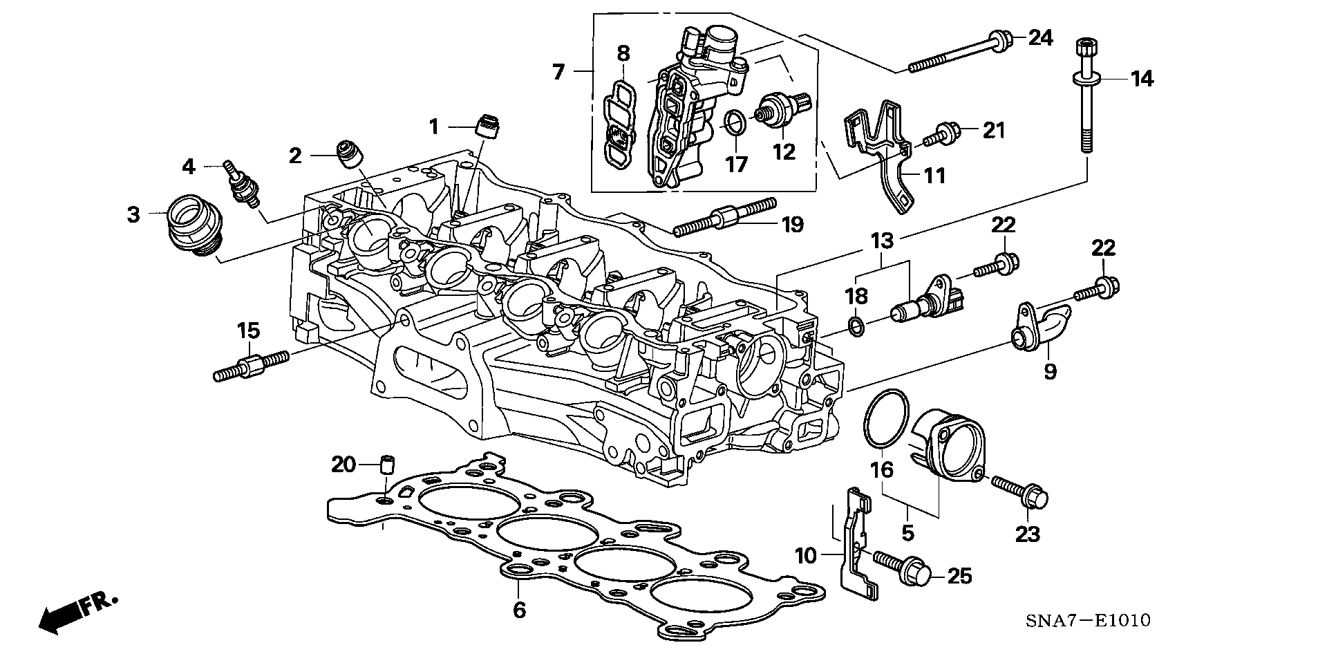 Honda 12211-PZ1-003 - Uszczelniacz, trzonek zaworu parts5.com