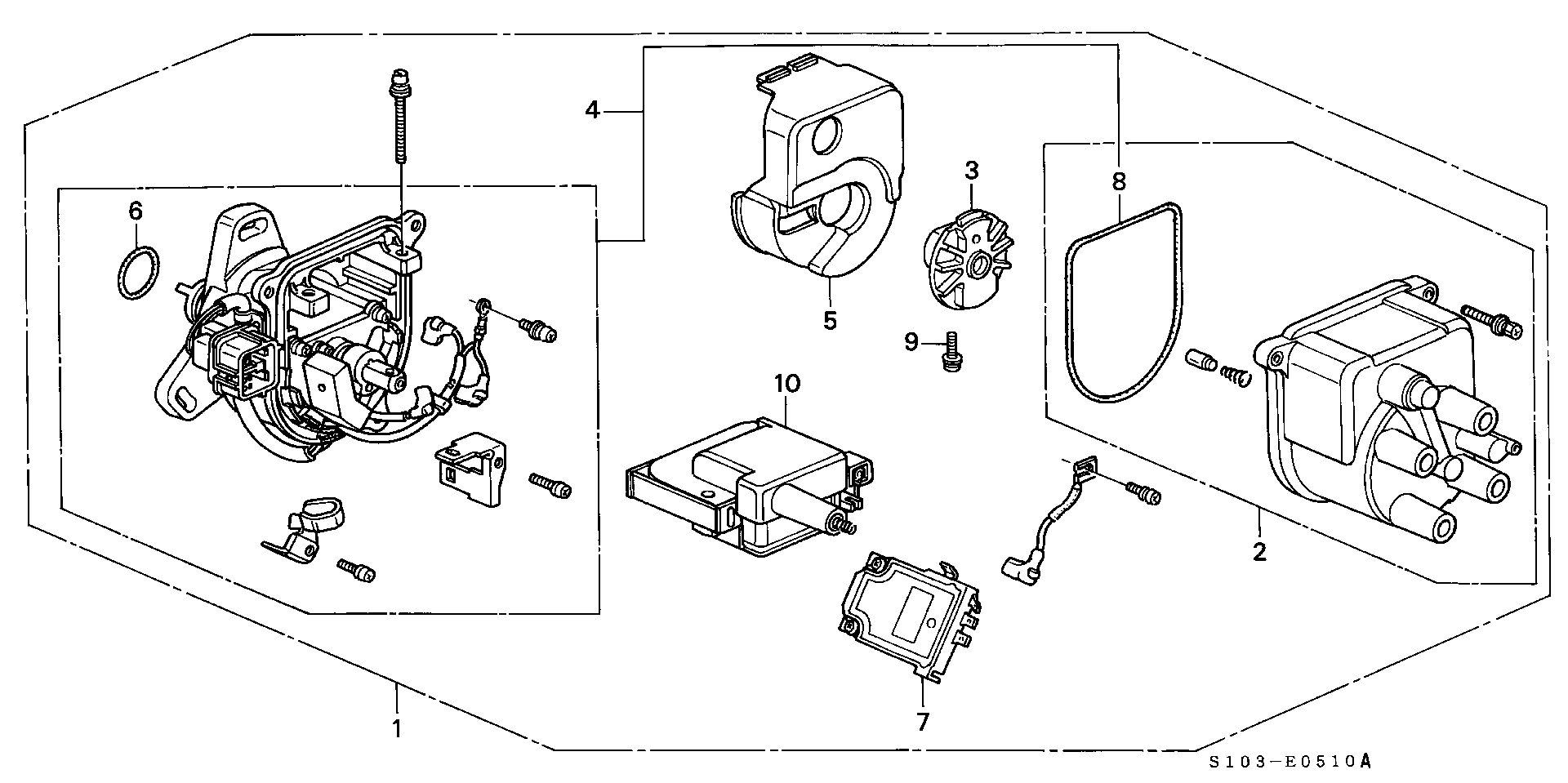 Honda 30510-PT2-006 - Indukcioni kalem (bobina) parts5.com