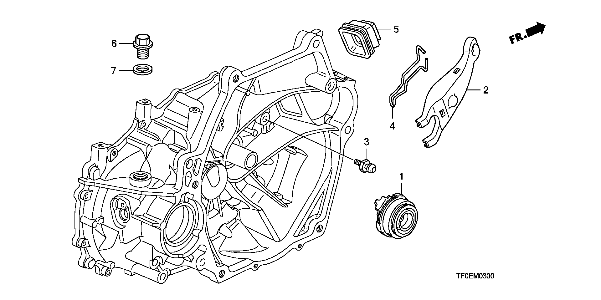 HONDA (DONGFENG) 22810-RPF-003 - Ρουλεμάν πίεσης parts5.com