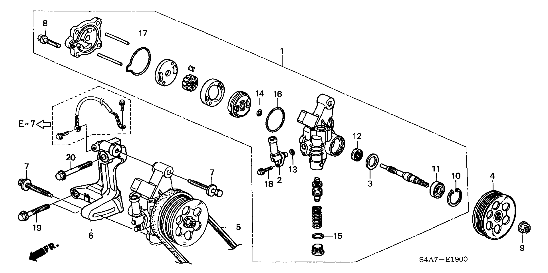 Honda 56992-P1J-E01 - V-Ribbed Belt parts5.com