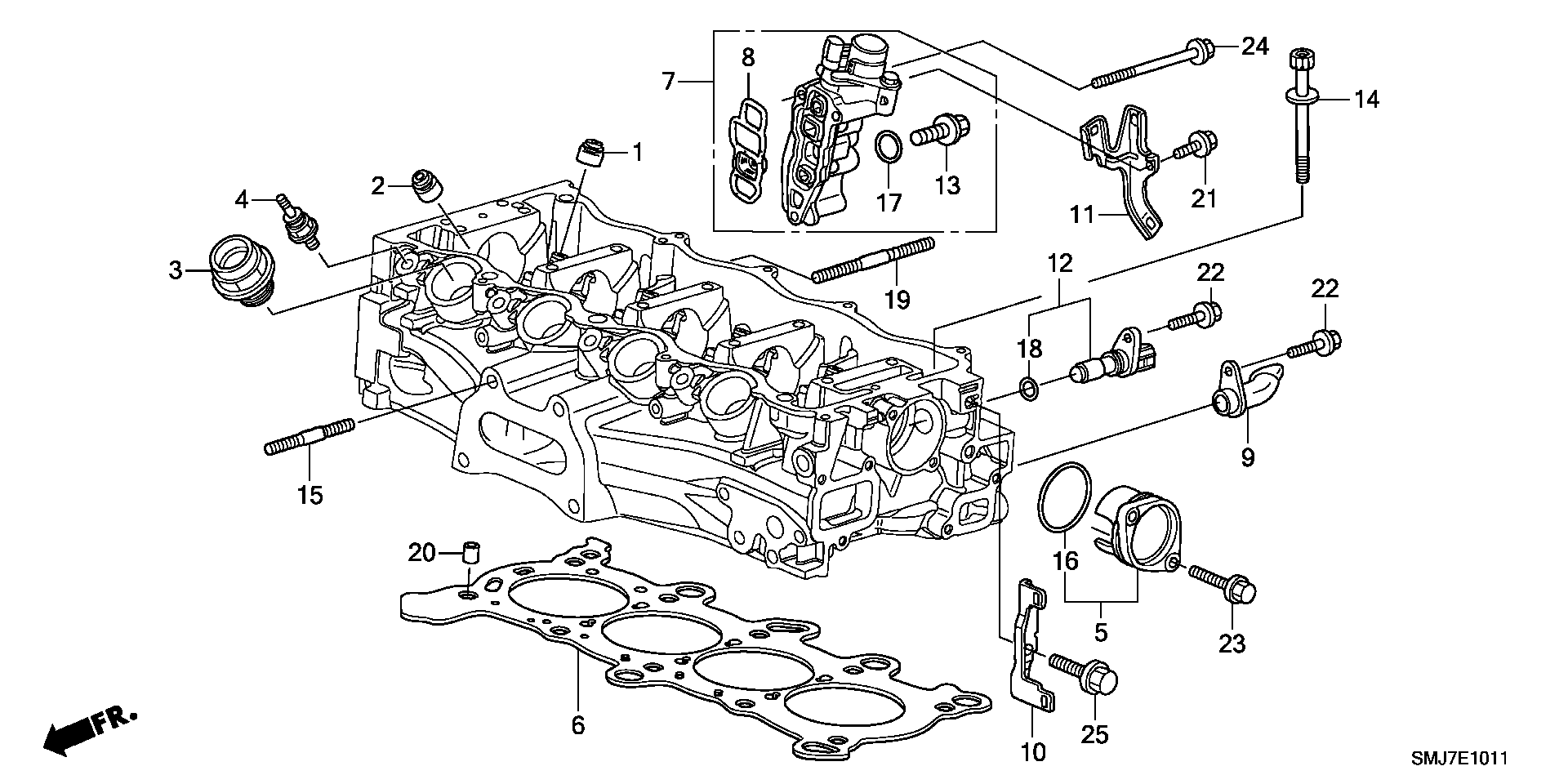 ACURA 12211-PZ1-004 - Uszczelniacz, trzonek zaworu parts5.com