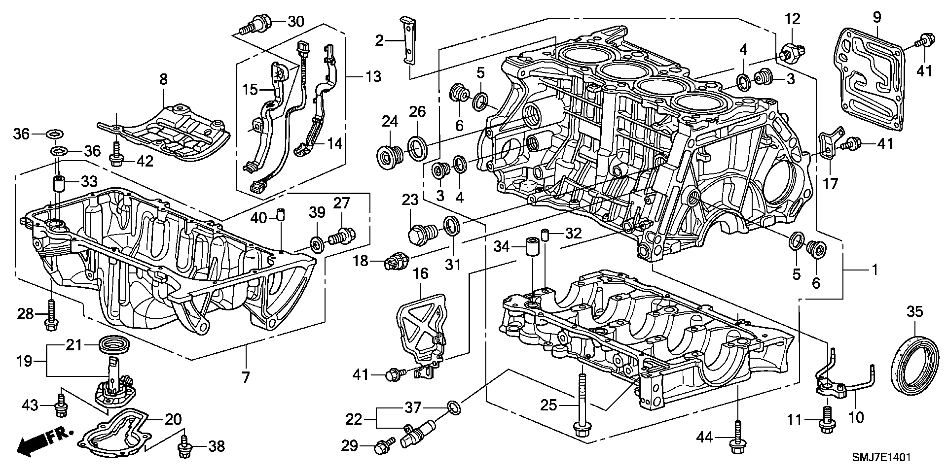 Honda 37310RSAG02 - Senzor,nivel ulei motor parts5.com