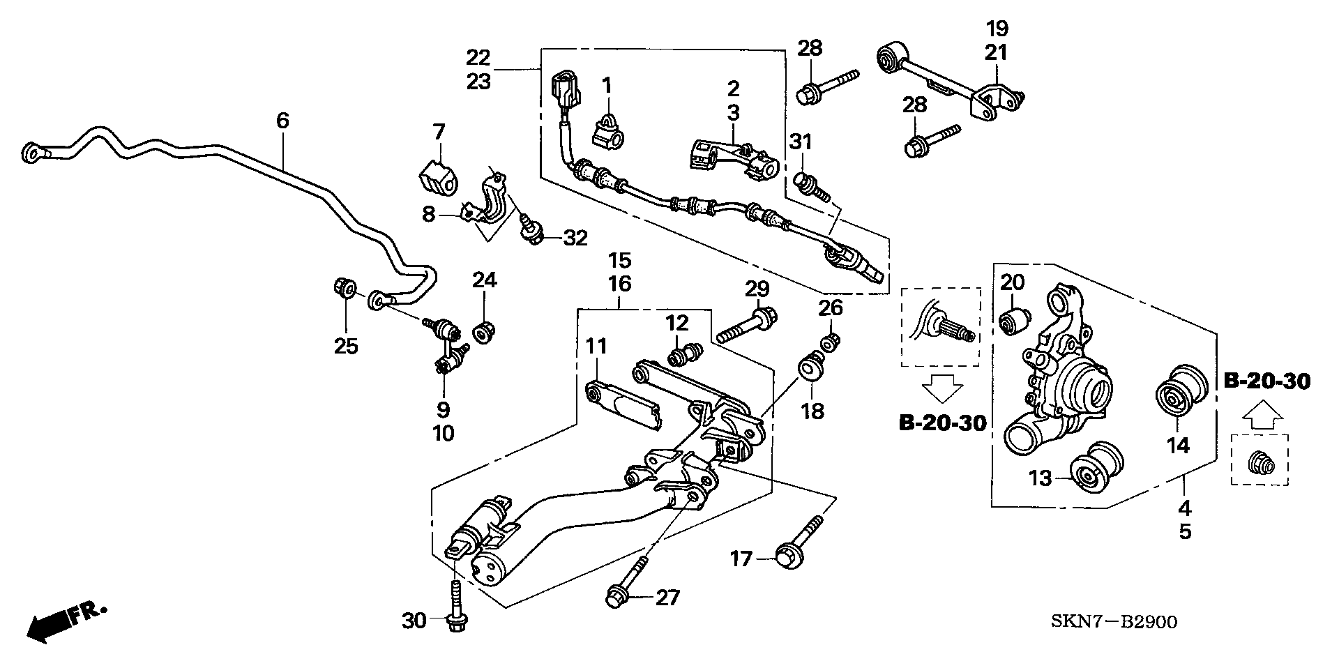 Honda 57475-S9A-013 - Датчик ABS, частота вращения колеса parts5.com