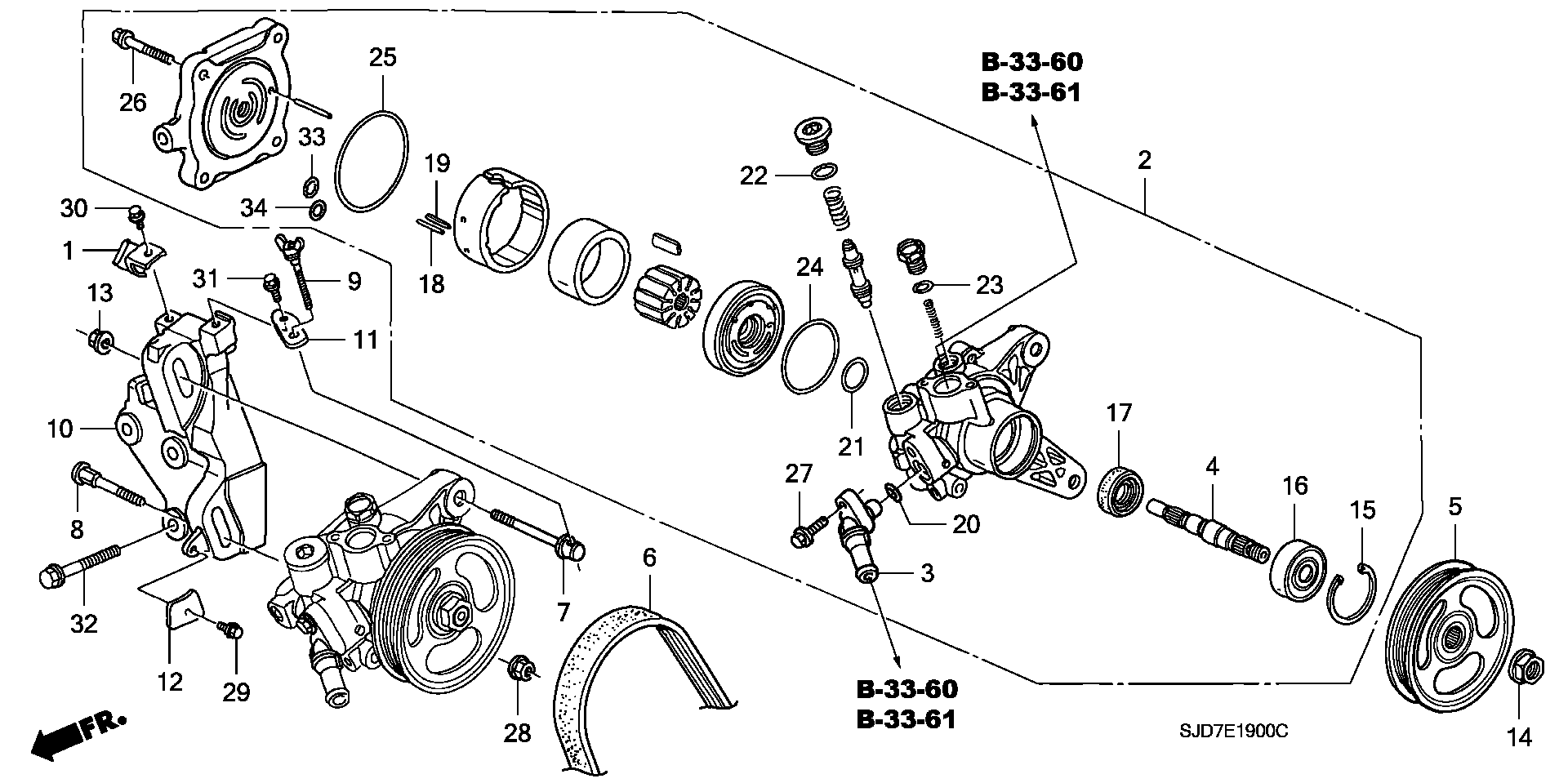 Honda 91345-RJL-003 - Uszczelka, kolektor dolotowy parts5.com