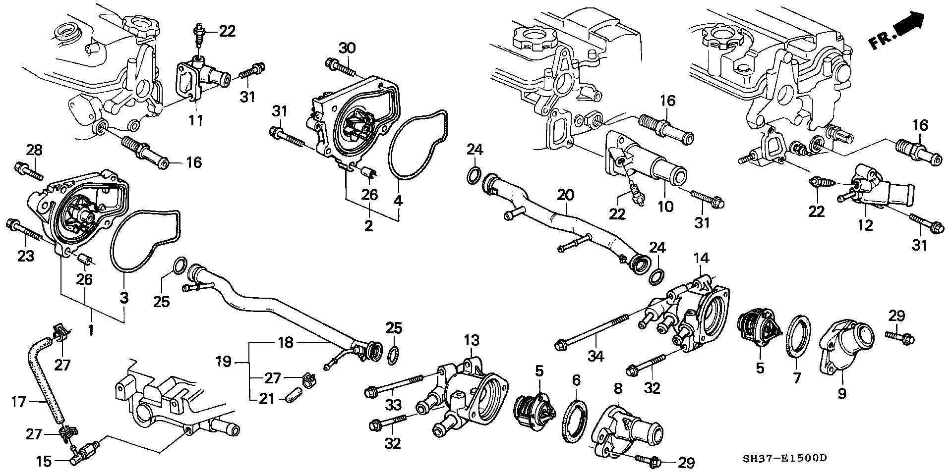 Rover 19300-PM3-003 - Termostat, soğutma sıvısı parts5.com