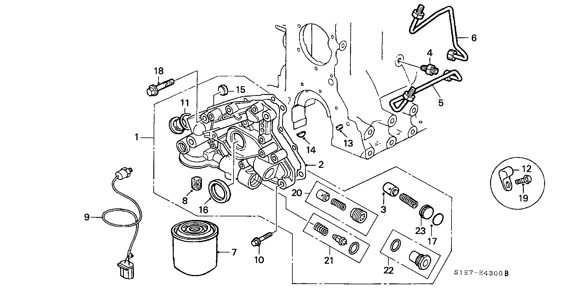 Honda 15400-P5T-G00 - Filtro de aceite parts5.com