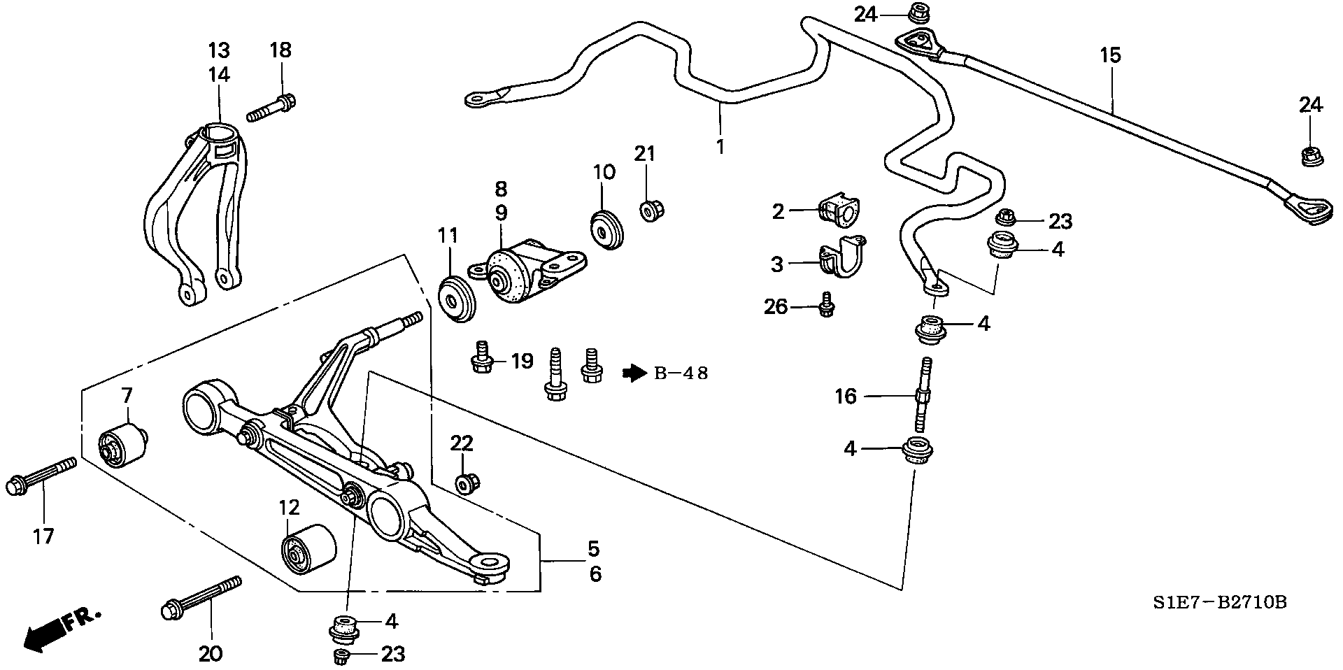 Honda 51392-ST3-E00 - Csapágyazás, kormány parts5.com