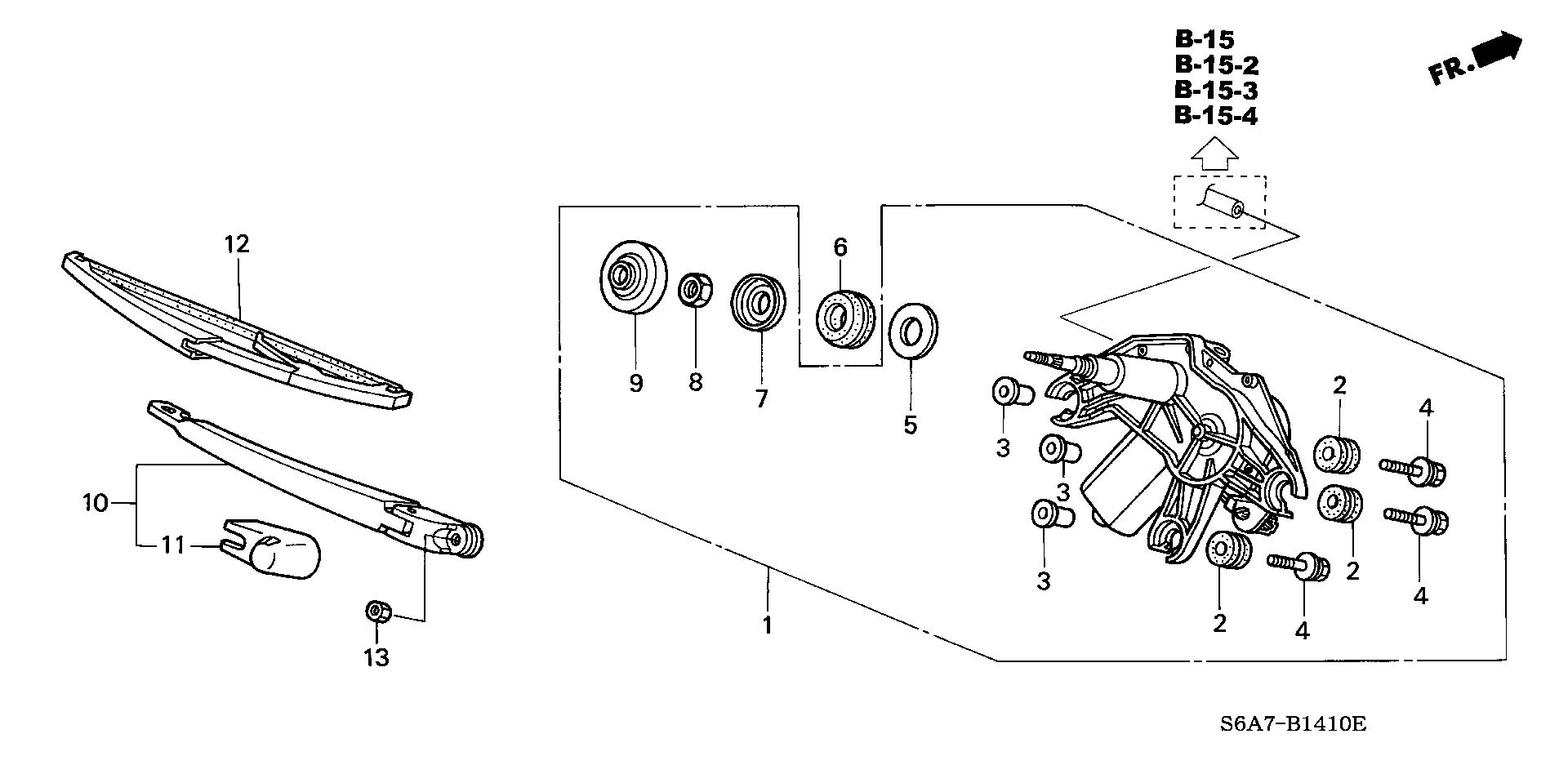 Honda 76730-S6D-E01 - Lamela stergator parts5.com