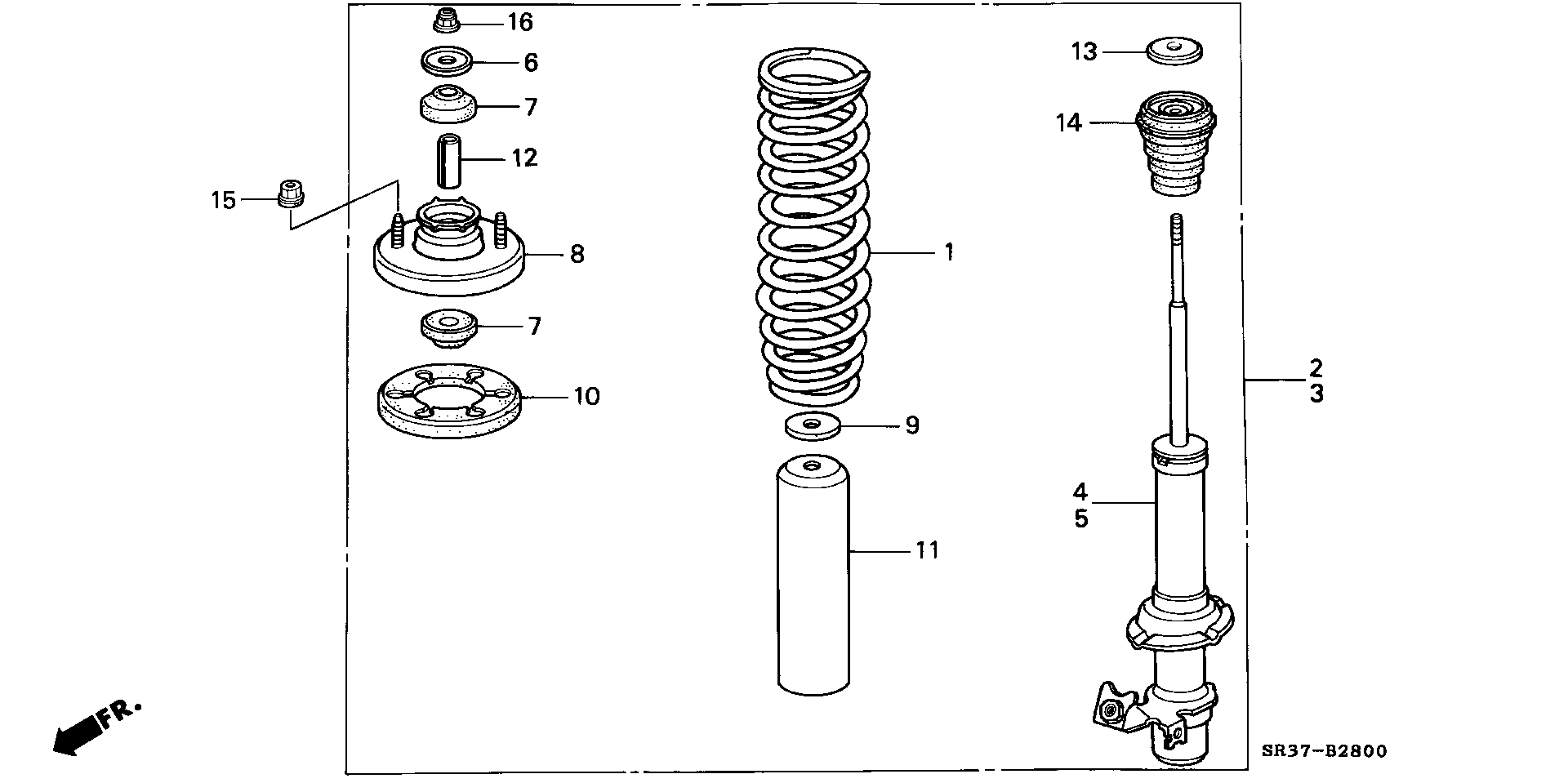 FORD 51606SR3003 - Amortizer parts5.com