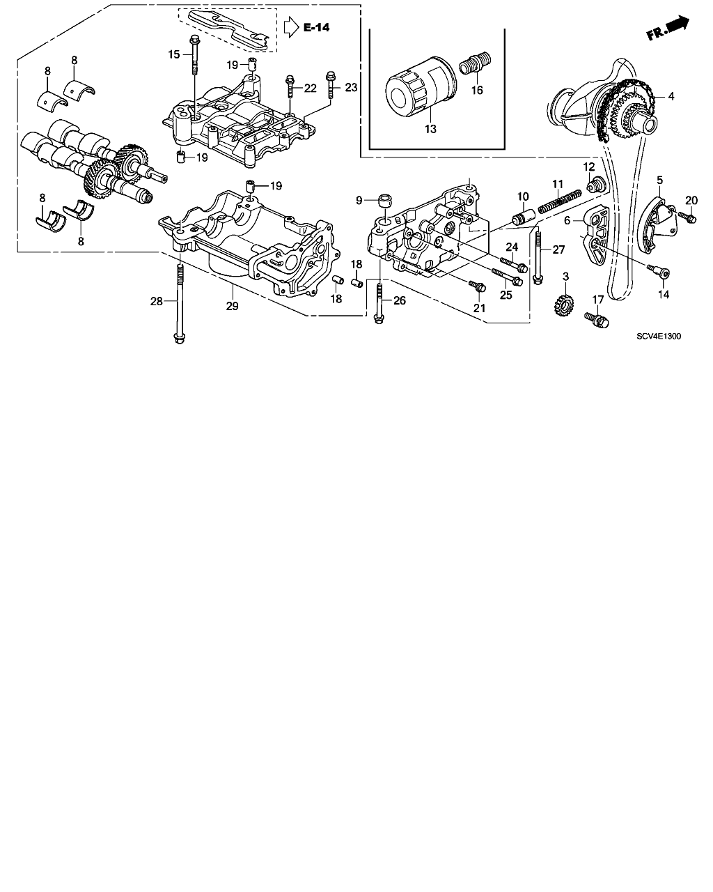 ACURA 15400-PLM-A01 - Olajszűrő parts5.com