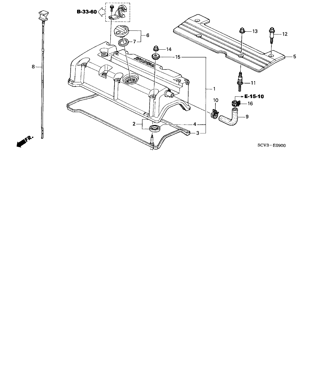 Honda 12341-RAA-A00 - Uszczelka, pokrywa głowicy cylindrów parts5.com