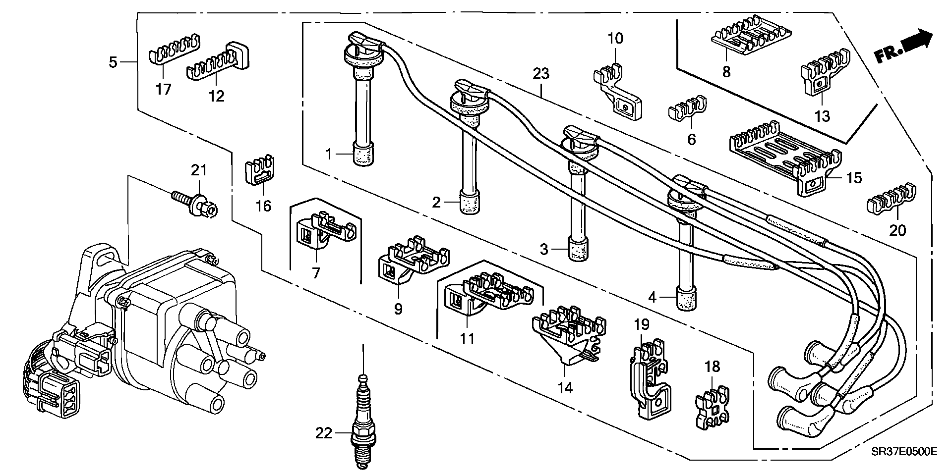 Honda 98079-561-4E - Bougie d'allumage parts5.com