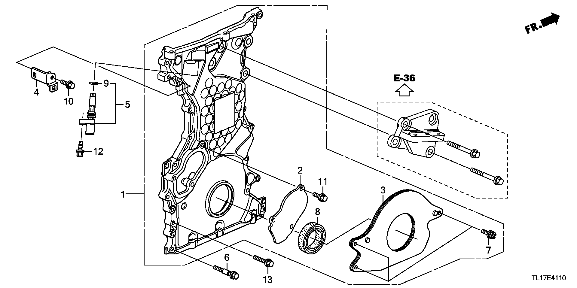 Honda 91333-PNA-003 - Gasket, intake manifold parts5.com