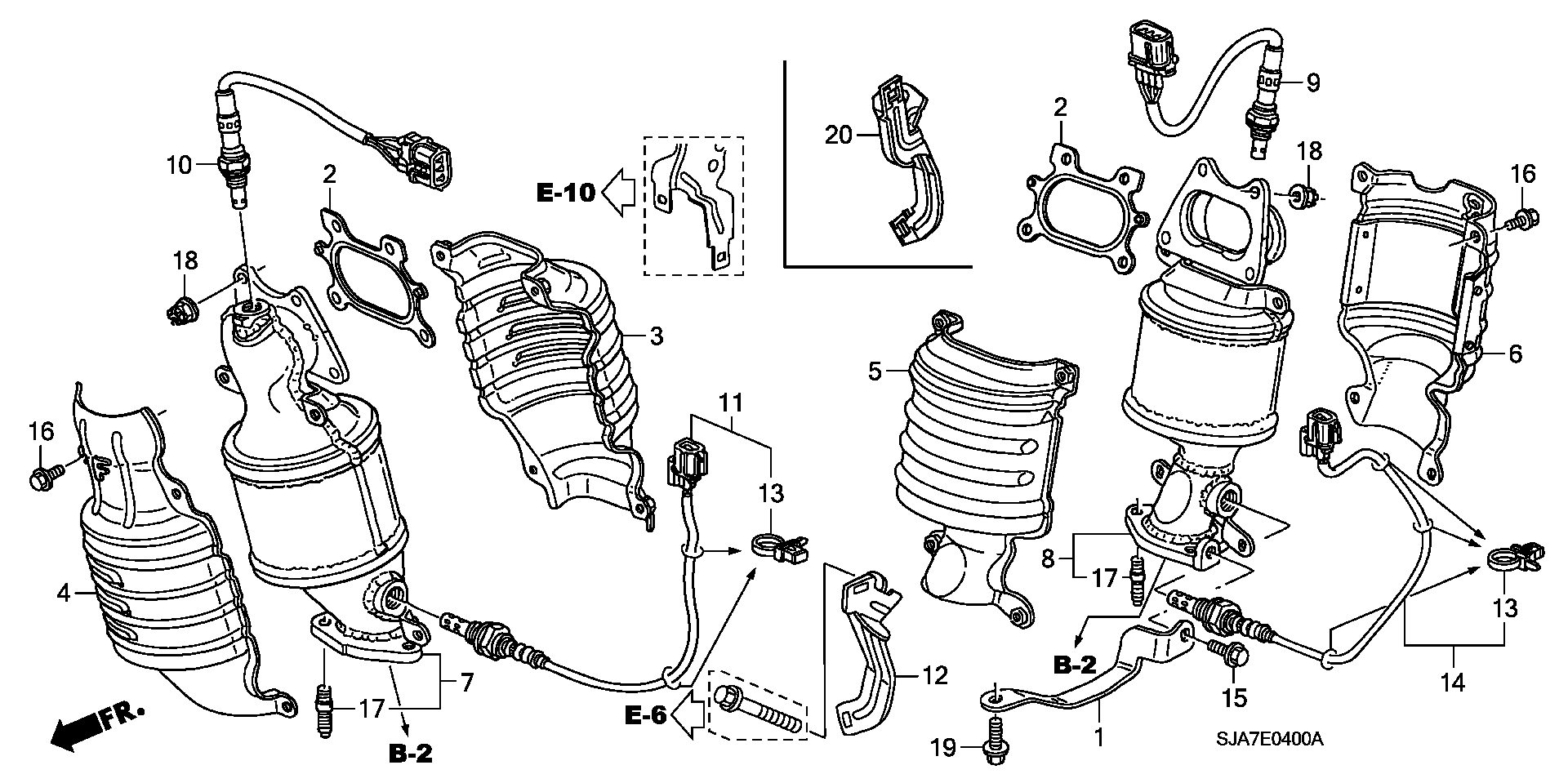 Honda 36532RJA004 - Lambda sensörü parts5.com