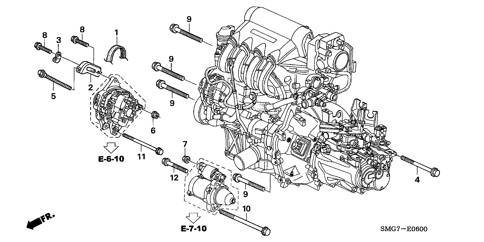 Honda 38920-PWA-901 - Correa trapecial poli V parts5.com