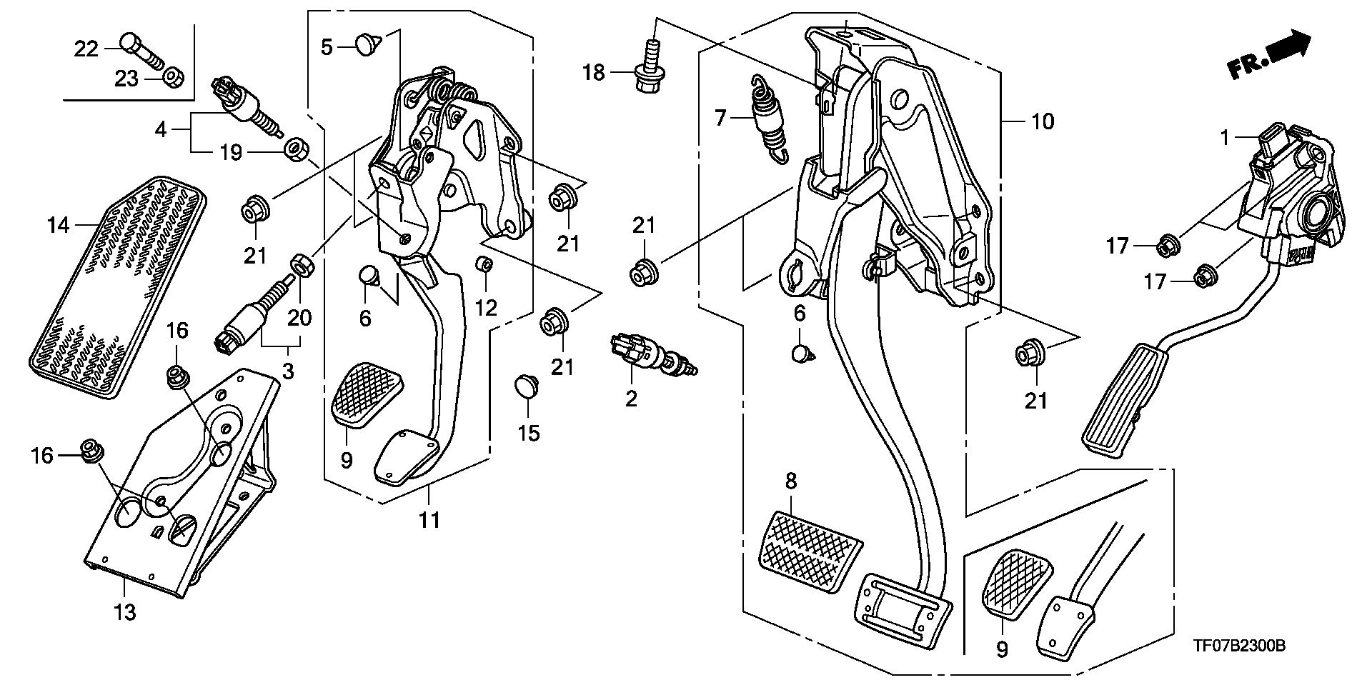 Honda 36750SJA013 - Brake Light Switch parts5.com