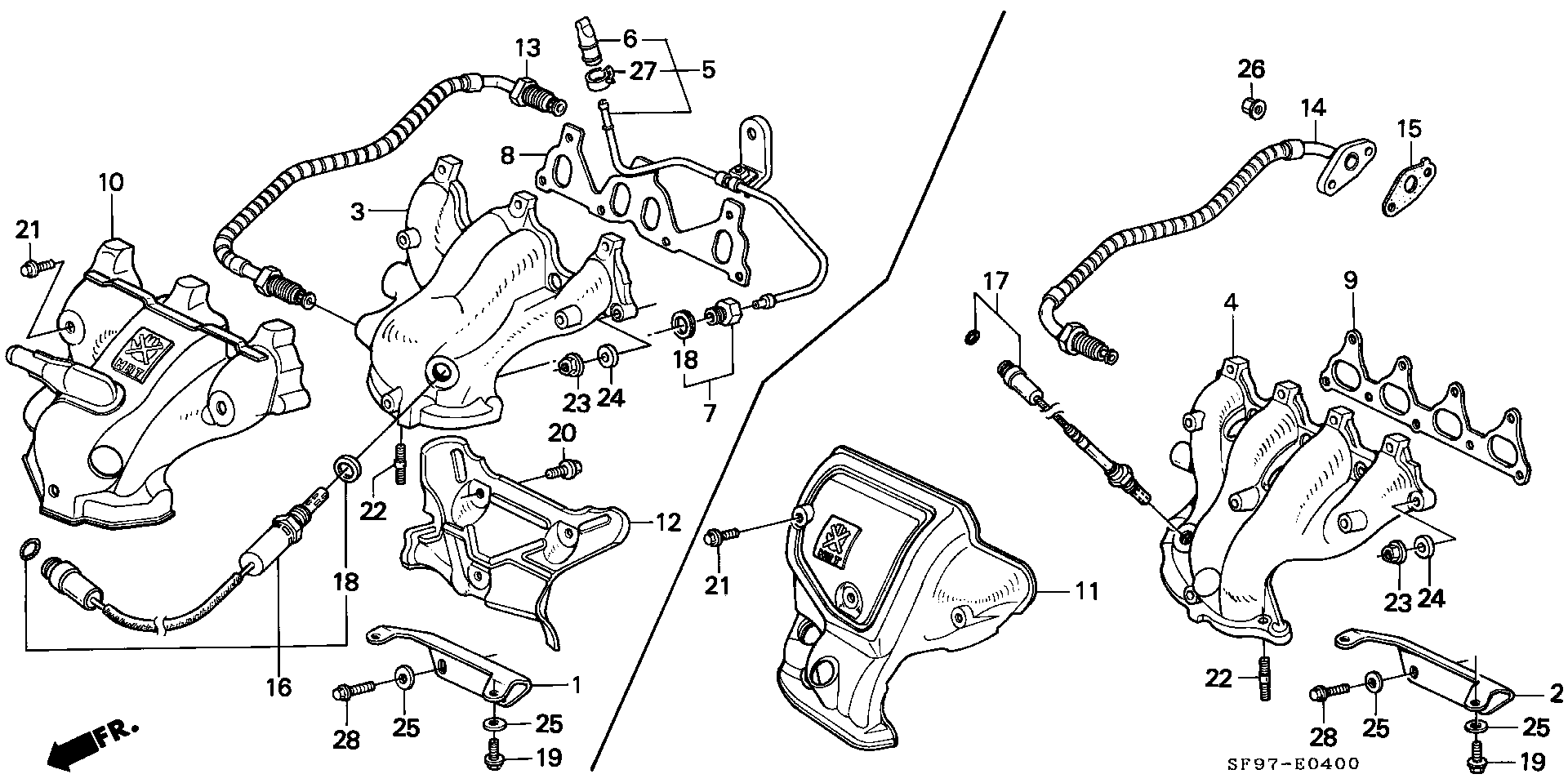 Honda 36531PK3A04 - Αισθητήρας λάμδα parts5.com