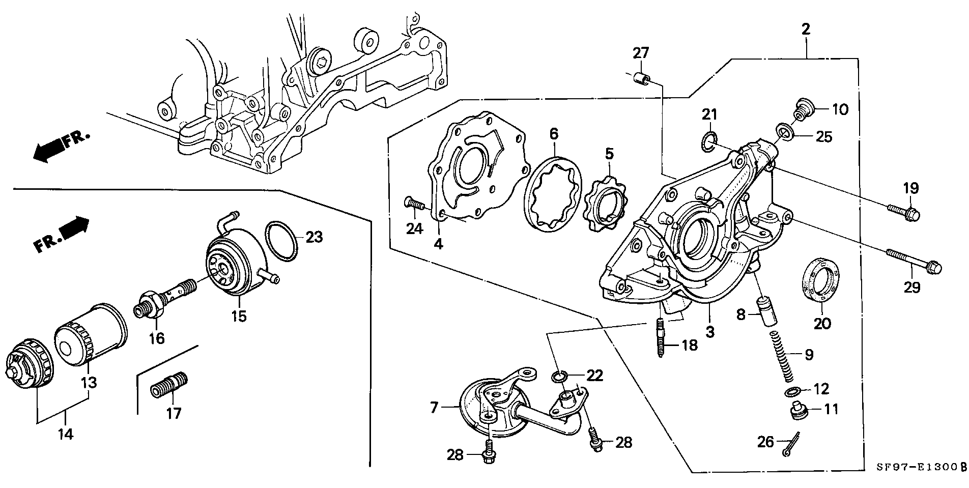 Honda 15400-PR3-003 - Маслен филтър parts5.com