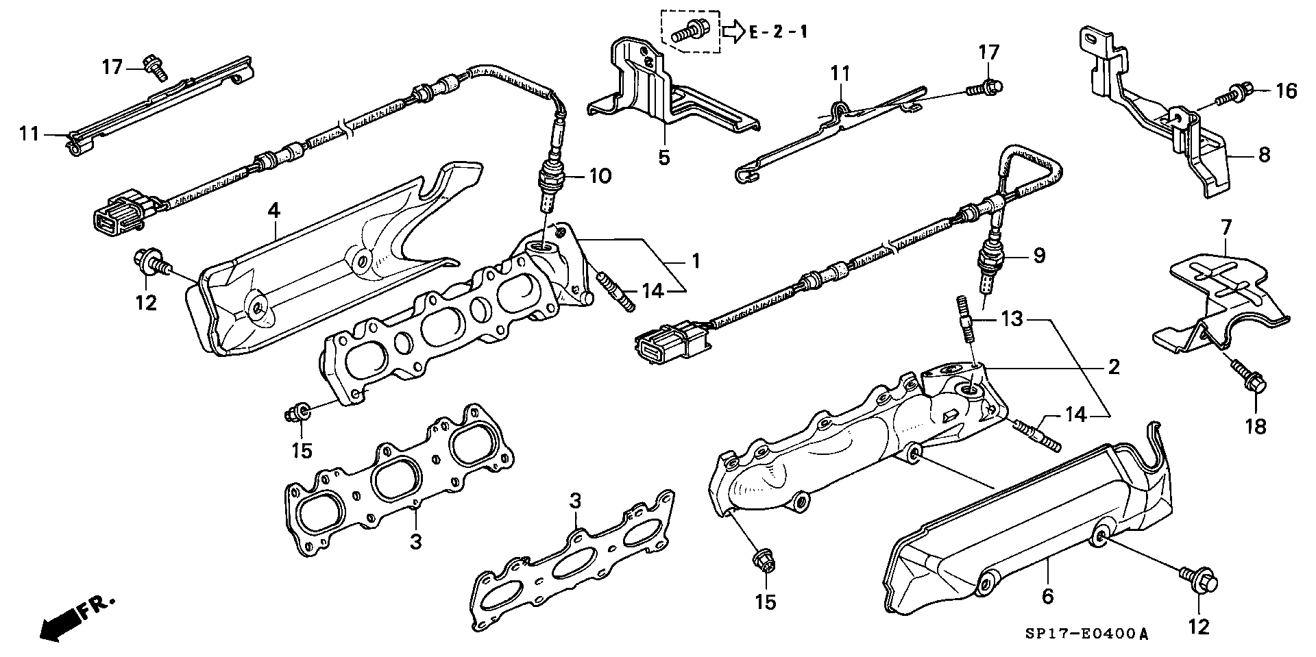 Honda 36532PY3003 - Sonda Lambda parts5.com