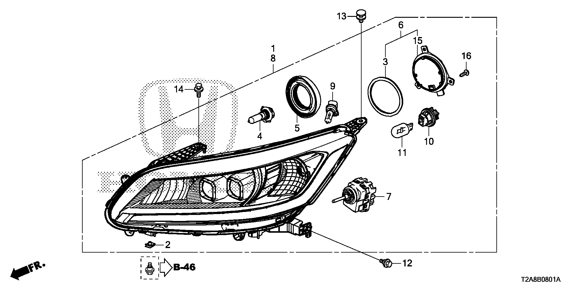 Honda 33115-TA0-A01 - Żarówka, reflektor przeciwmgłowy parts5.com