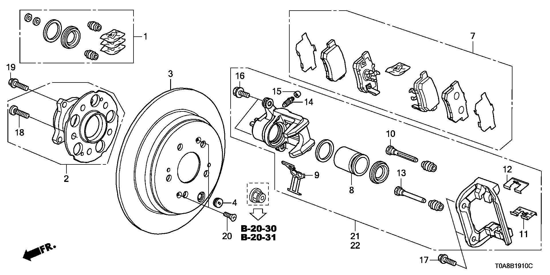 Honda 42510T0GA04 - Тормозной диск parts5.com