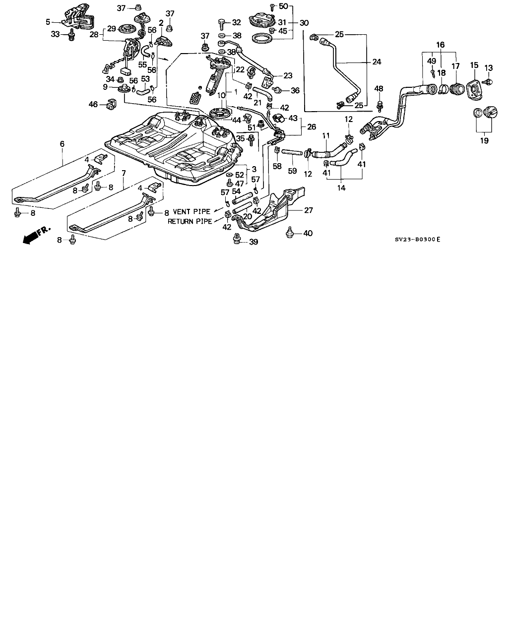 Honda 17040-SV1-A30 - Fuel Pump parts5.com