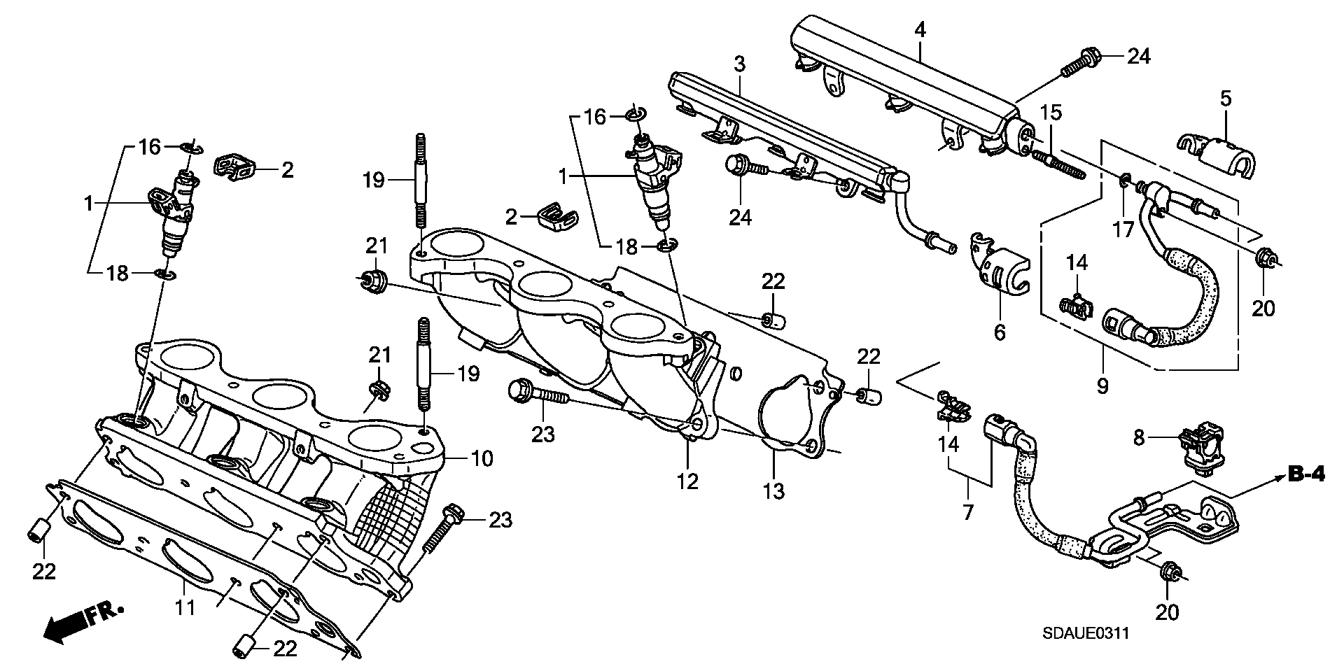 Honda 91301-PLC-000 - Seal Ring, injector parts5.com