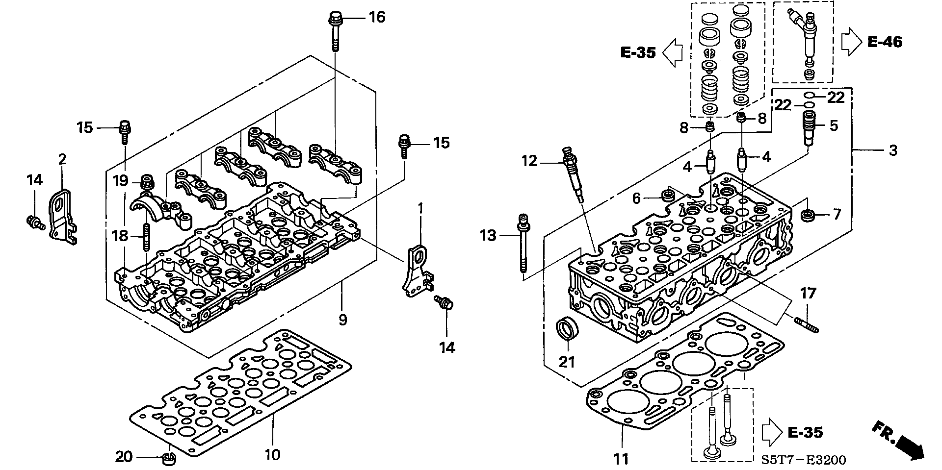 Honda 12211-PLZ-D00 - Bague d'étanchéité, tige de soupape parts5.com