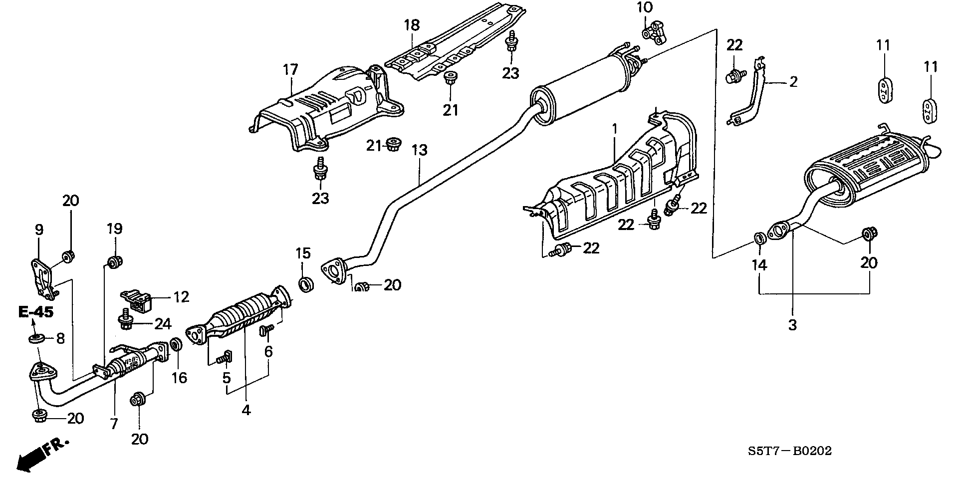 Honda 90115 659 003 - Somun, Egzoz manifoldu parts5.com